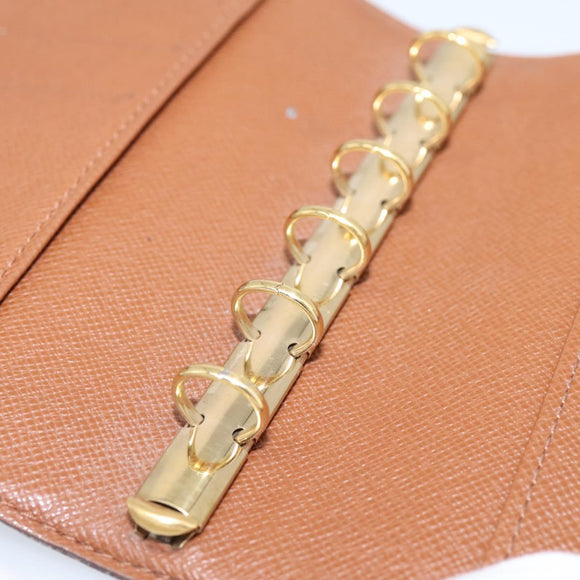 LOUIS VUITTON Monogram Agenda PM Day Planner Cover R20005 LV Auth BA16496