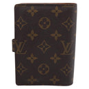 LOUIS VUITTON Monogram Agenda PM Day Planner Cover R20005 LV Auth BA16496-3