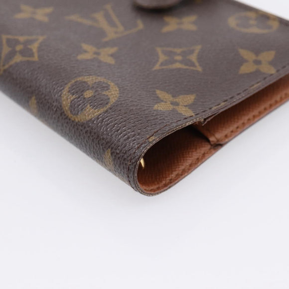 LOUIS VUITTON Monogram Agenda PM Day Planner Cover R20005 LV Auth BA16496
