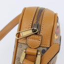 GUCCI MicroGG Disney Mickey Mouse Shoulder Bag PVC Beige 602536 Auth BA16497M-17