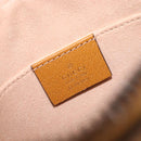 GUCCI MicroGG Disney Mickey Mouse Shoulder Bag PVC Beige 602536 Auth BA16497M-19