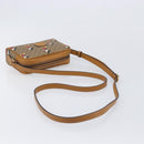 GUCCI MicroGG Disney Mickey Mouse Shoulder Bag PVC Beige 602536 Auth BA16497M-7