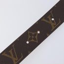 LOUIS VUITTON Monogram Ceinture Carre Belt LV Auth BA16507-10