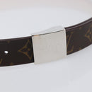 LOUIS VUITTON Monogram Ceinture Carre Belt LV Auth BA16507-5