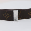 LOUIS VUITTON Monogram Ceinture Carre Belt LV Auth BA16507-6