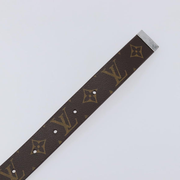 LOUIS VUITTON Monogram Ceinture Carre Belt LV Auth BA16507