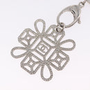 CHANEL Neck Strap Metal Black Silver CC Auth BA16508V-3