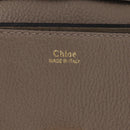 Chloe Chain Drew Shoulder Bag Leather Beige Gold Tone Auth BA16509-18