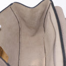 Chloe Chain Drew Shoulder Bag Leather Beige Gold Tone Auth BA16509-21