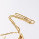 Chloe Chain Drew Shoulder Bag Leather Beige Gold Tone Auth BA16509-8