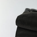 Christian Dior Trotter Canvas Hand Bag Black Gold Auth BA1651-15