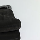 Christian Dior Trotter Canvas Hand Bag Black Gold Auth BA1651-16