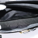 Christian Dior Trotter Canvas Hand Bag Black Gold Auth BA1651-20