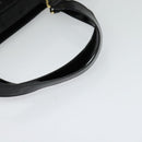 Christian Dior Trotter Canvas Hand Bag Black Gold Auth BA1651-7