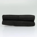 Christian Dior Trotter Canvas Hand Bag Black Gold Auth BA1651-5
