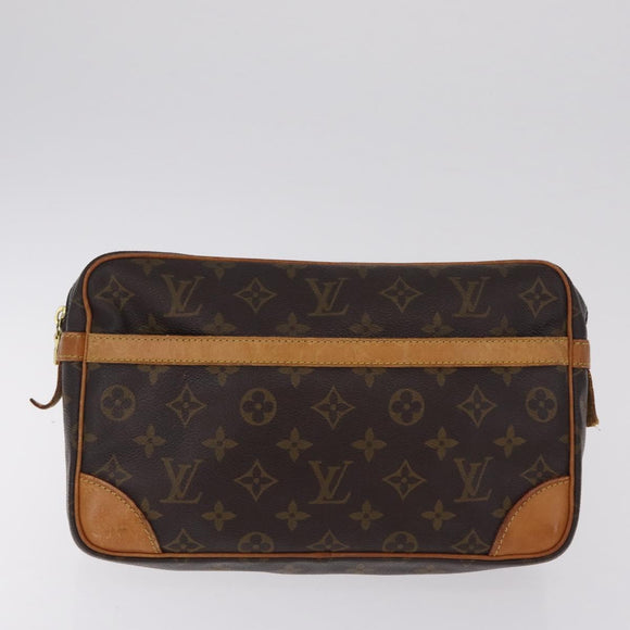 LOUIS VUITTON Monogram Compiegne 28 Clutch Bag 3 Set LV Auth BA16510