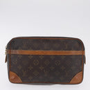 LOUIS VUITTON Monogram Compiegne 28 Clutch Bag 3 Set LV Auth BA16510-20