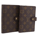 LOUIS VUITTON Monogram Agenda PM Day Planner Cover 2 Set LV Auth BA16515-1
