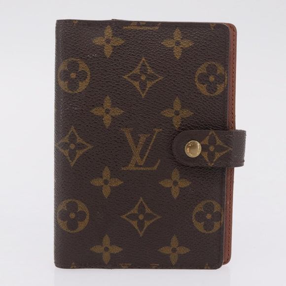 LOUIS VUITTON Monogram Agenda PM Day Planner Cover 2 Set LV Auth BA16515