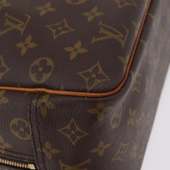 LOUIS VUITTON Monogram Deauville Hand Bag M47270 LV Auth BA16520