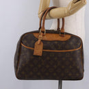 LOUIS VUITTON Monogram Deauville Hand Bag M47270 LV Auth BA16520-27