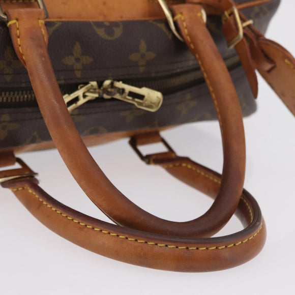 LOUIS VUITTON Monogram Deauville Hand Bag M47270 LV Auth BA16520
