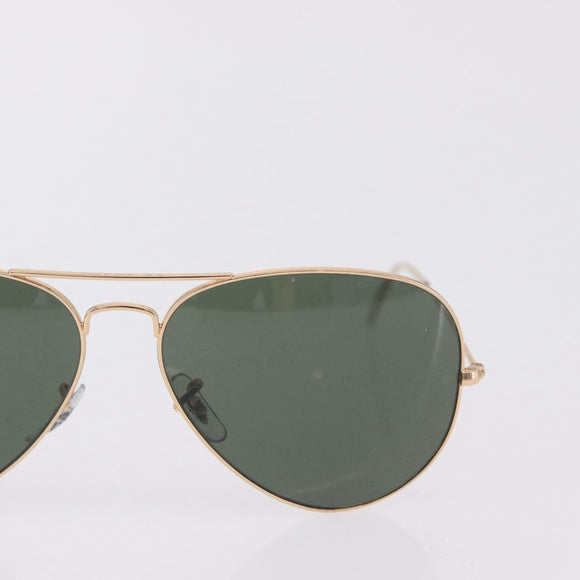 LOEWE Rayban Sunglasses Metal 2 Set Brown Gold Tone Auth BA16526