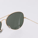 LOEWE Rayban Sunglasses Metal 2 Set Brown Gold Tone Auth BA16526-8