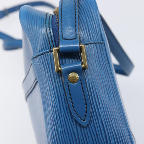 LOUIS VUITTON Epi Trocadero 27 Shoulder Bag Blue M52315 LV Auth BA16530