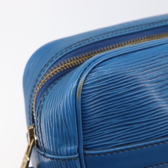 LOUIS VUITTON Epi Trocadero 27 Shoulder Bag Blue M52315 LV Auth BA16530