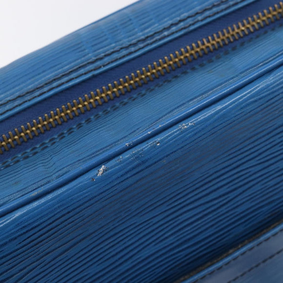 LOUIS VUITTON Epi Trocadero 27 Shoulder Bag Blue M52315 LV Auth BA16530