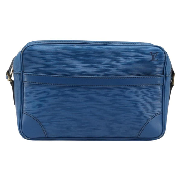 LOUIS VUITTON Epi Trocadero 27 Shoulder Bag Blue M52315 LV Auth BA16530