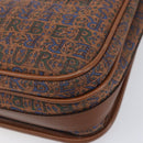 Burberrys Shoulder Bag Canvas Brown Gold Tone Auth BA16531A-11