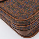 Burberrys Shoulder Bag Canvas Brown Gold Tone Auth BA16531A-12