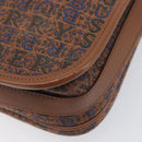 Burberrys Shoulder Bag Canvas Brown Gold Tone Auth BA16531A-13