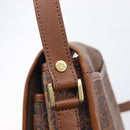 Burberrys Shoulder Bag Canvas Brown Gold Tone Auth BA16531A-15