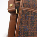 Burberrys Shoulder Bag Canvas Brown Gold Tone Auth BA16531A-16