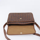 Burberrys Shoulder Bag Canvas Brown Gold Tone Auth BA16531A-18