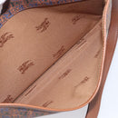 Burberrys Shoulder Bag Canvas Brown Gold Tone Auth BA16531A-23