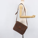 Burberrys Shoulder Bag Canvas Brown Gold Tone Auth BA16531A-24