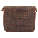 Burberrys Shoulder Bag Canvas Brown Gold Tone Auth BA16531A-3
