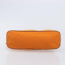 HERMES Bolide Pouch Canvas 2 Set Black Orange Auth BA16534-13