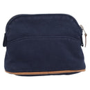 HERMES Bolide Pouch Canvas 2 Set Black Orange Auth BA16534-3