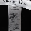 Christian Dior Hat Wool Black Gold Tone Auth BA16536M-15