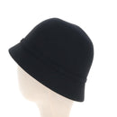 Christian Dior Hat Wool Black Gold Tone Auth BA16536M-4