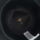 Christian Dior Hat Wool Black Gold Tone Auth BA16536M-9