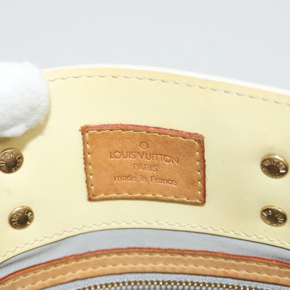 LOUIS VUITTON Monogram Vernis Reade PM Hand Bag Perle M91336 LV Auth BA1655