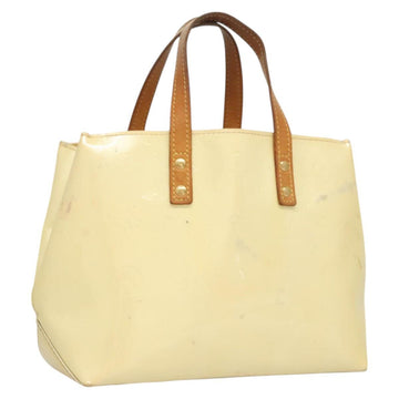 LOUIS VUITTON Monogram Vernis Reade PM Hand Bag Perle M91336 LV Auth BA1655