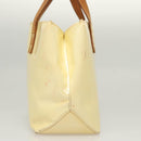 LOUIS VUITTON Monogram Vernis Reade PM Hand Bag Perle M91336 LV Auth BA1655-4