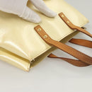 LOUIS VUITTON Monogram Vernis Reade PM Hand Bag Perle M91336 LV Auth BA1655-6